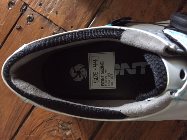 Bont Vaypor Size 44