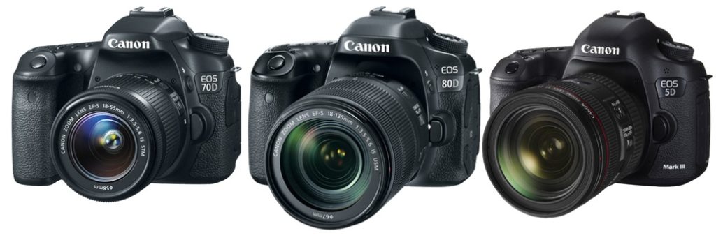 Canon-70D-Canon-80D-Canon-5D-Mark-III