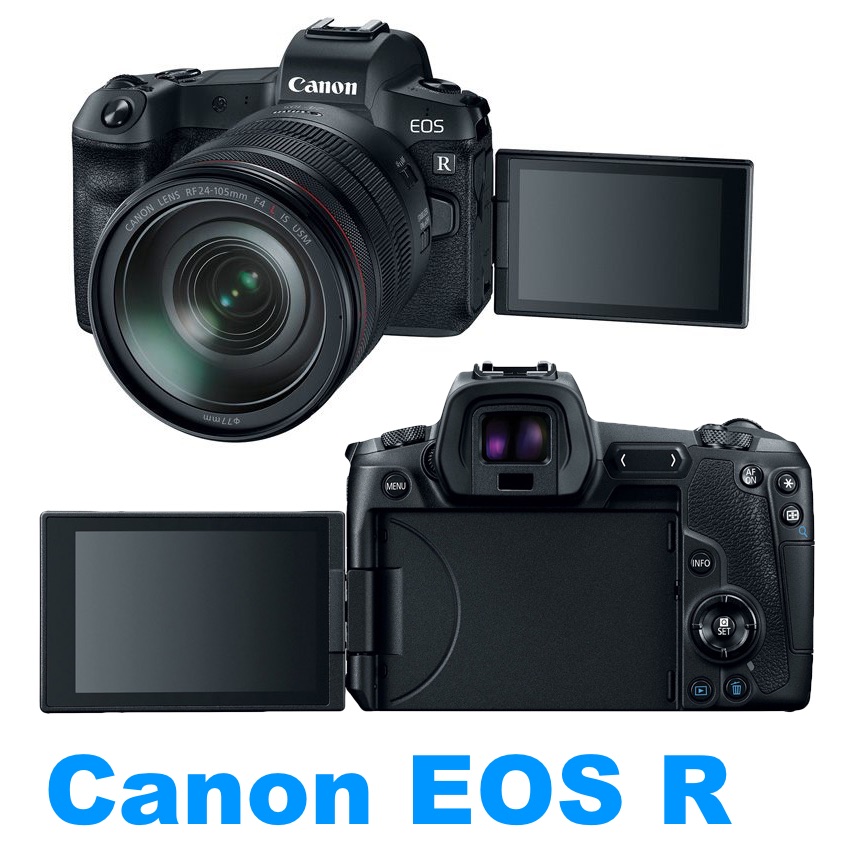 Canon EOS R Mirrorless Camera Fully Articulating Touch Screen
