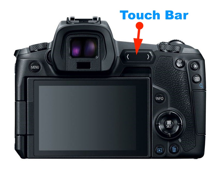Canon EOS R Mirrorless Camera | Touch Bar