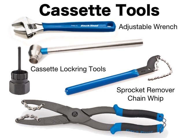 Direct Drive Trainer Tools Cassette Lockring Chain Whip Adjustable Wrench