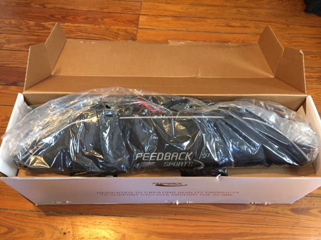 Feedback Sports Omnium Trainer Opening Box