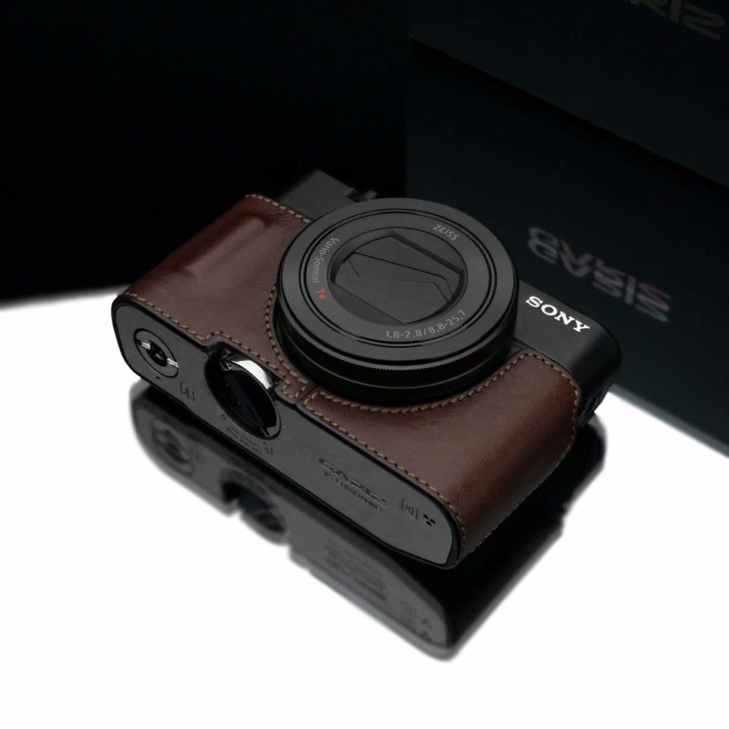 Gariz Rx100 Half Case Genuine Leather