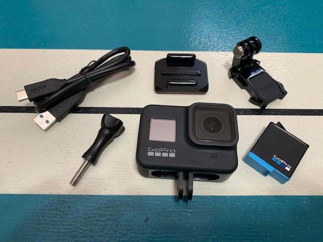 GoPro Hero 8 Black Unboxing closeup shot
