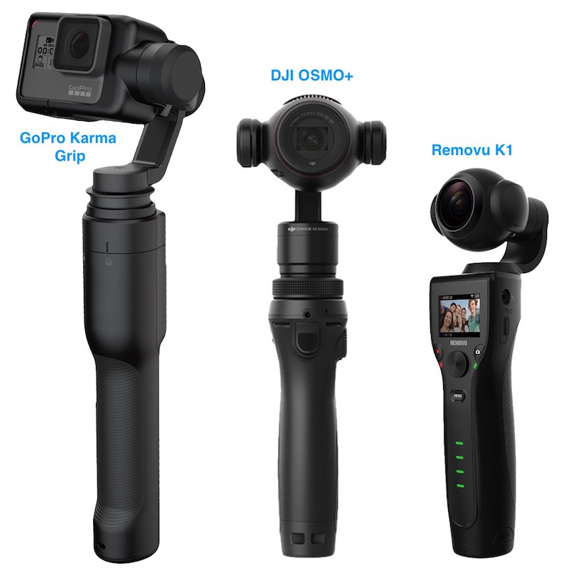 GoPro Karma Grip Vs DJI OSMO+ Vs Removu K1