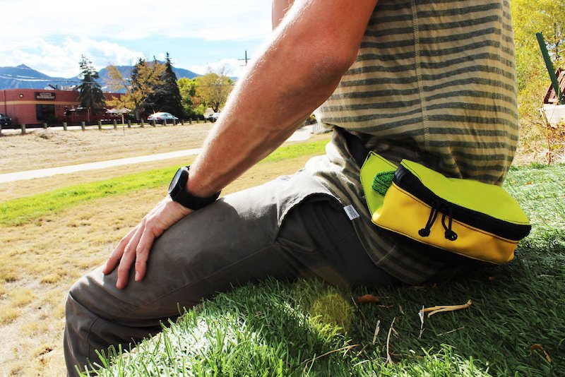Green Guru Gear HIPSTER-HIP-PACK-BIKE-BAG-ANGLE-CLOSED