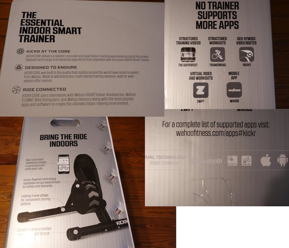 KICKR Core Box Info