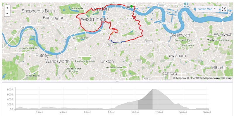 London Leith Hill Zwift