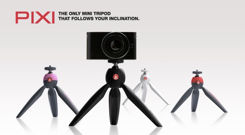 Manfrotto PIXI Mini Tripod Color Choices