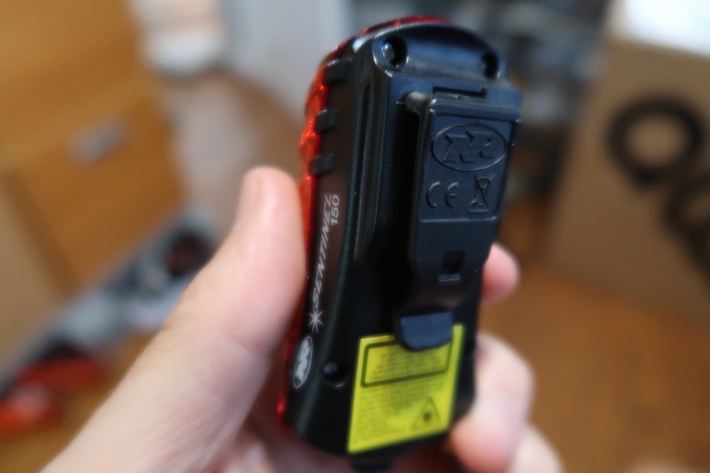 NiteRider Sentinel 150 Taillight clip mount