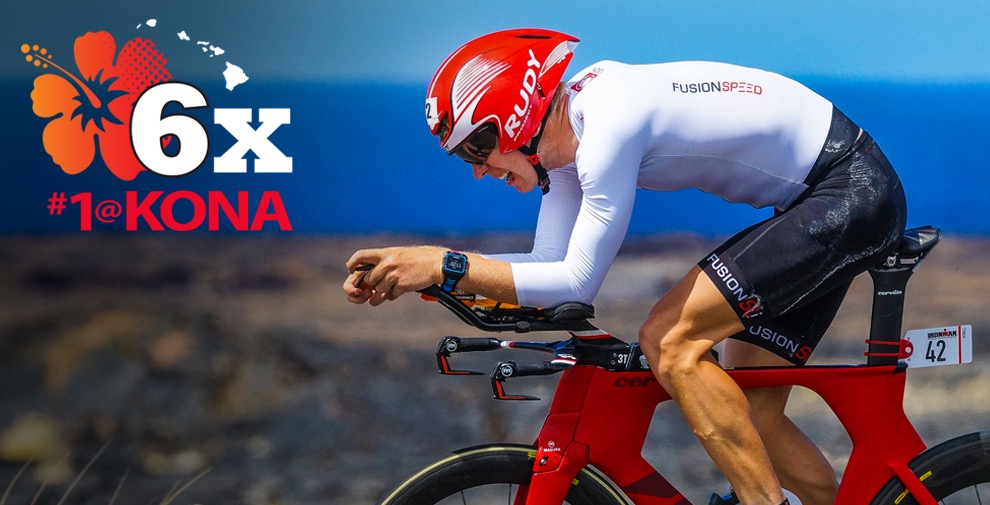 Rudy Project number 1 at Kona 6 consecutive years