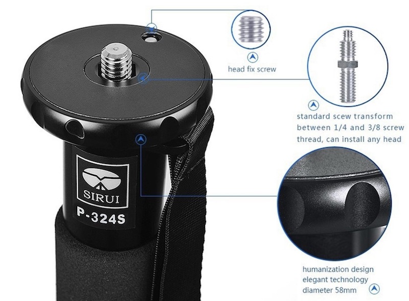 Sirui p-324S Monopod Head