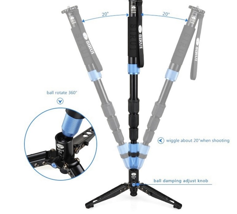 Sirui p-324S Monopod Rotate