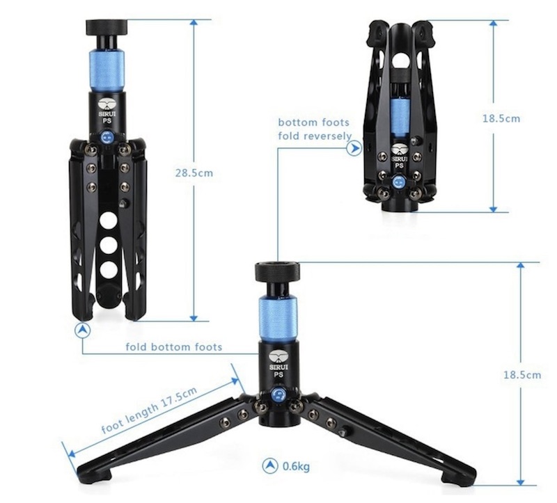 Sirui p-324S Monopod Tripod Dimensions