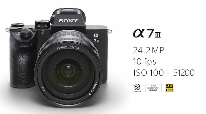 Sony A7iii 2018 Full Frame Camera