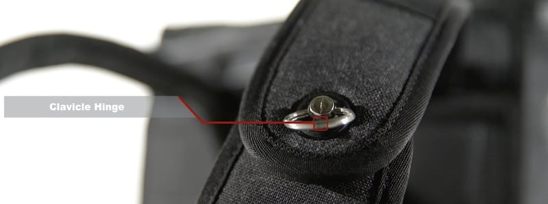Velomacchi Backpack Speedway Clavicle Hinge