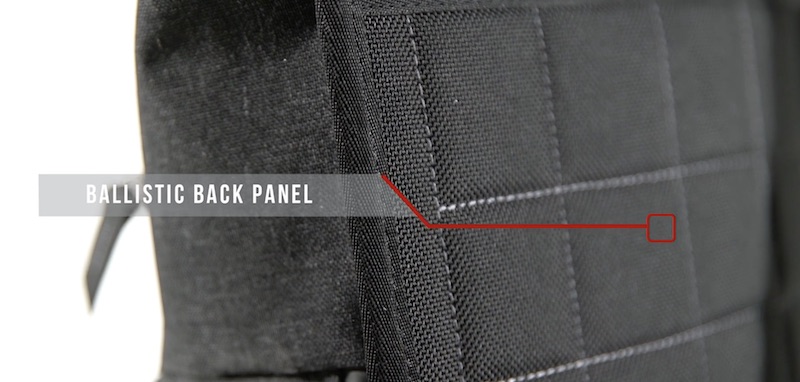 Velomacchi Speedway Ballistic Back Panel