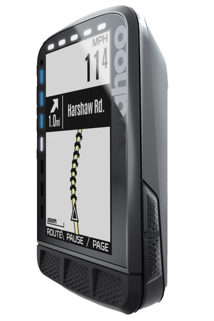 Wahoo ELEMNT ROAM side view with buttons