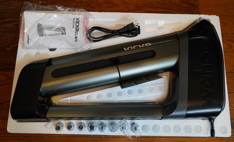 Wahoo Fitness KICKR Climb Unboxing Unit 2