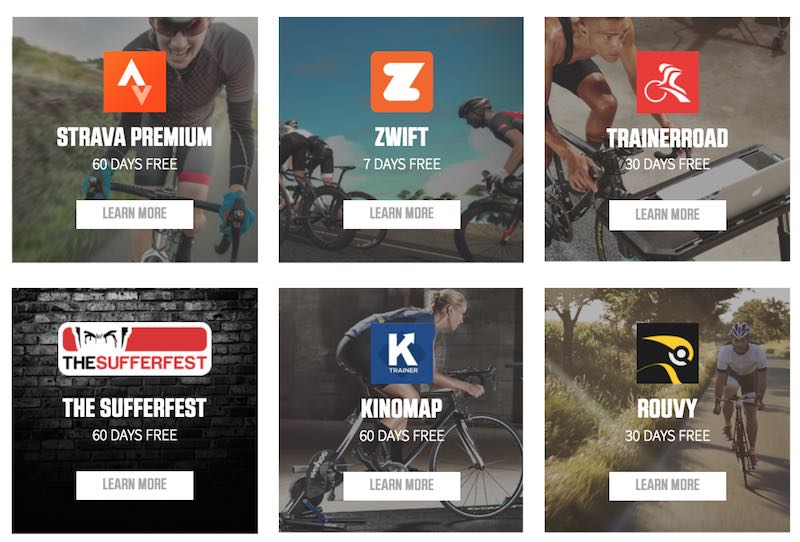 Wahoo KICKR CYCLING TRAINER Applications Strava Zwift Trainer Road Sufferfest 2018
