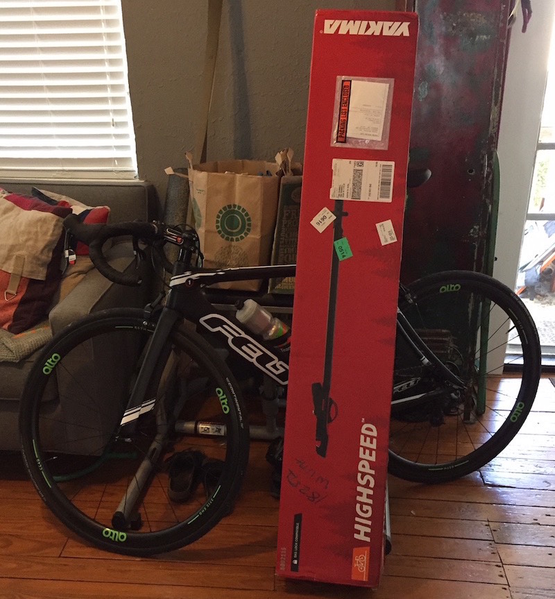 YAKIMA HIGHSPEED FORK MOUNT ROOF RACK REVIEW Box