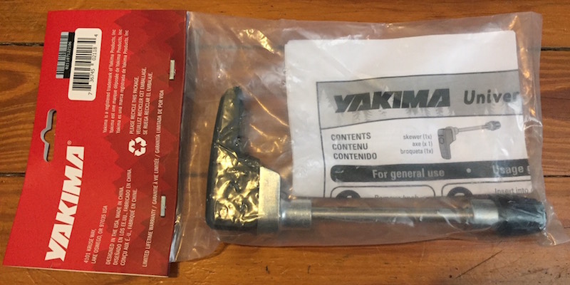 YAKIMA HIGHSPEED FORK MOUNT ROOF RACK REVIEW Skewer