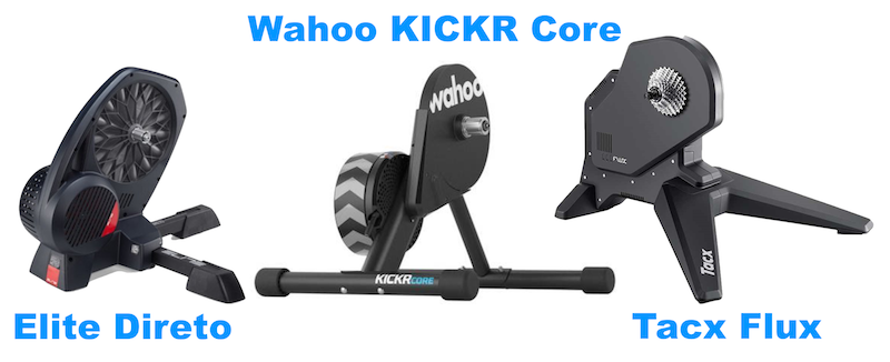Elite Direto Wahoo KICKR Core Tacx Flux 2018
