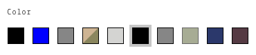 Hauser Color Selection